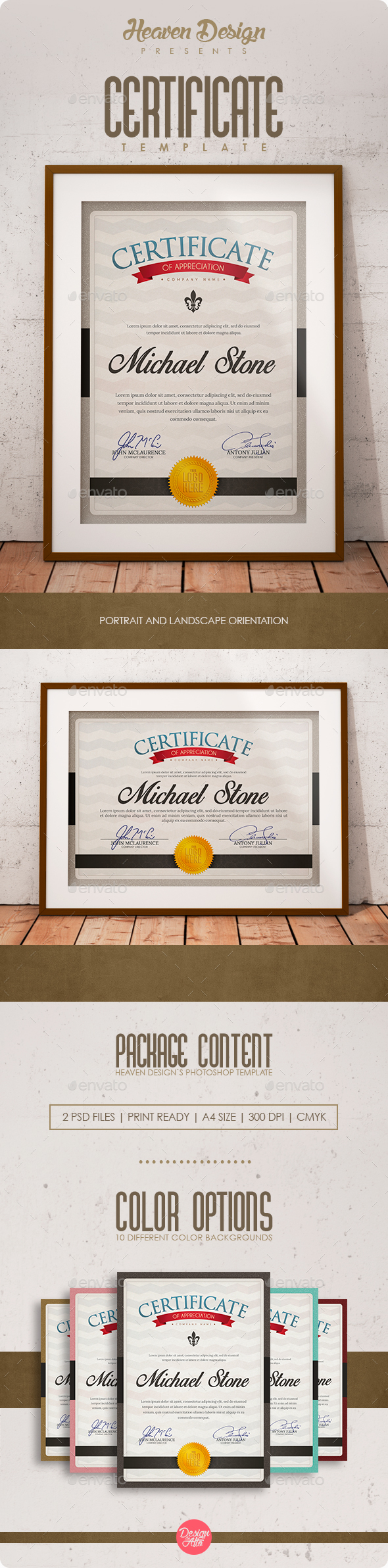 Certificates | Template - Certificates Stationery