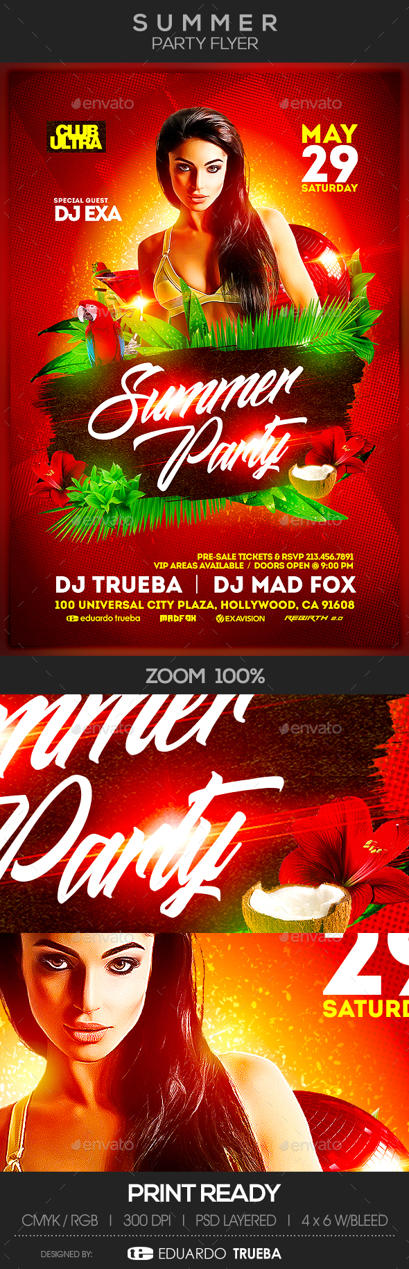 Summer Party Flyer - Clubs & Parties Events