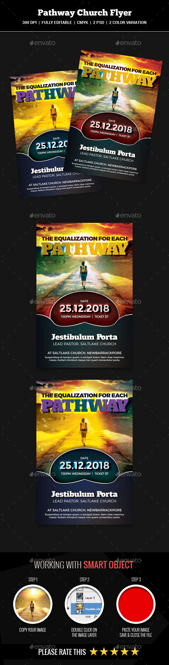 Pathway Church Flyer - Church Flyers