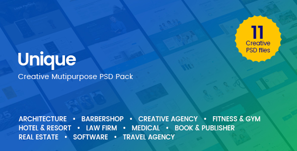 Unique - Creative - ThemeForest 20078641