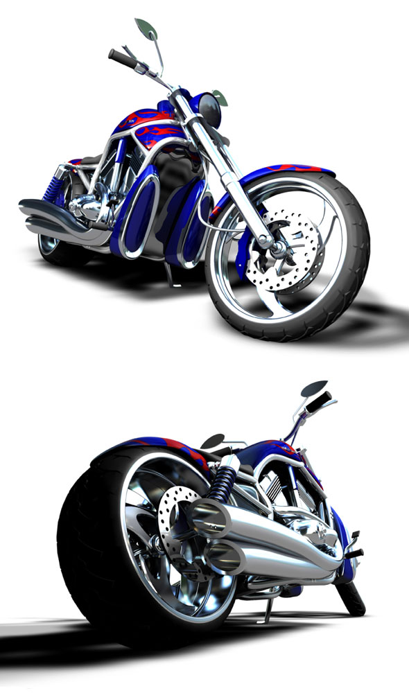 Custom Motorbike HD - 3Docean 75644