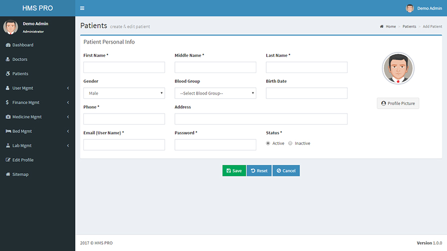 HMS - Hospital Management System - SaaS by npdev13 | CodeCanyon