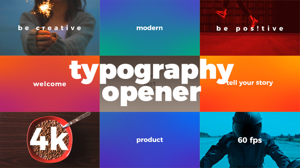 Typography Opener - VideoHive 20039432