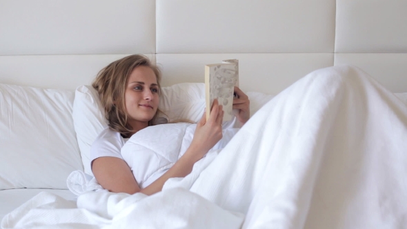 Pretty Woman with Book