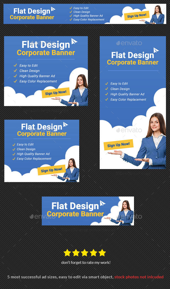 Corporate Banner Design Template 74 - Lite - Banners & Ads Web Elements