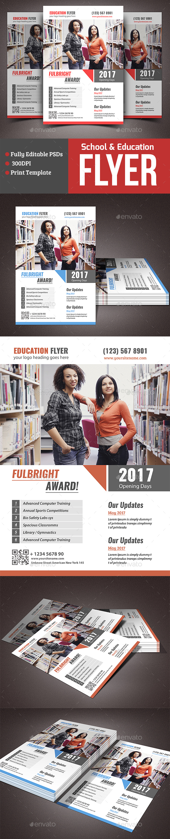 Education Flyer Template - Corporate Flyers
