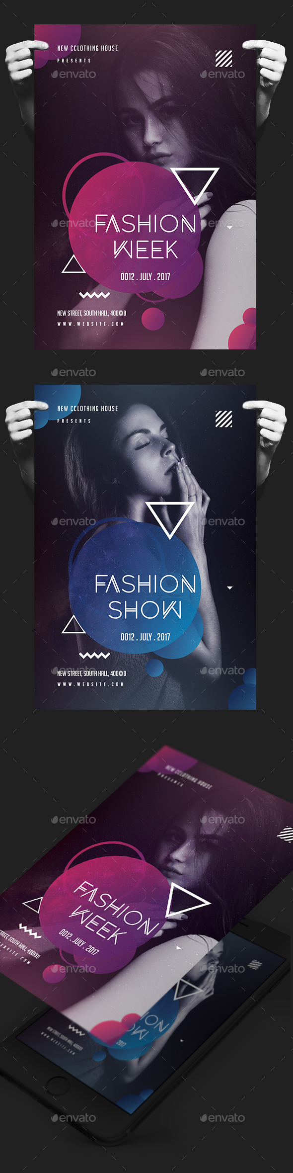 Creative Fashion Show Flyer - Events Flyers