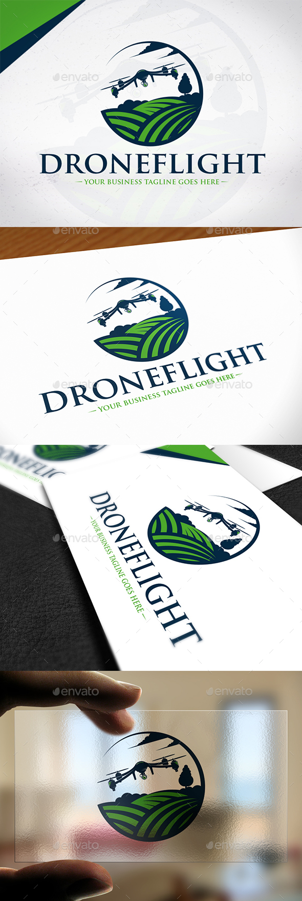 Drone Flight Logo Template - Objects Logo Templates