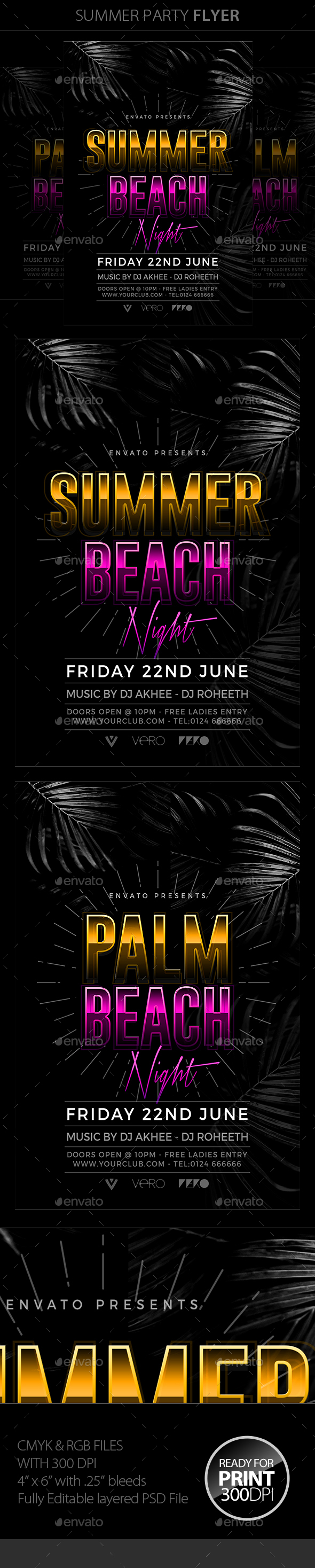 Summer Flyer - Events Flyers