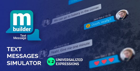 Text Message Builder - VideoHive 19883232