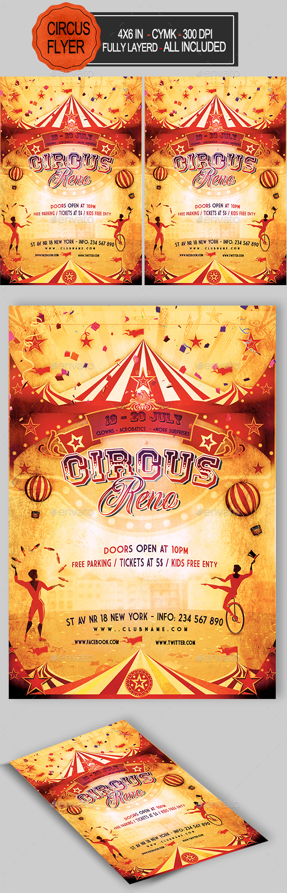 Circus Flyer - Events Flyers