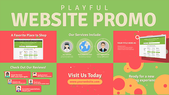 Playful Website Promo - VideoHive 20084112