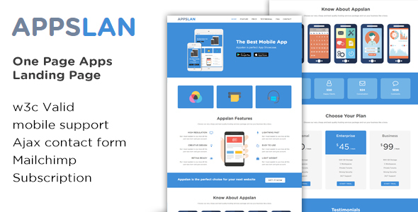 Appslan - HTML5 - ThemeForest 20085221