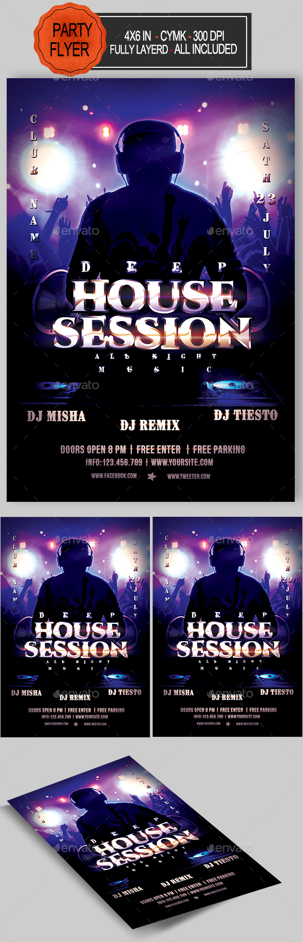 Club Flyer - Clubs & Parties Events