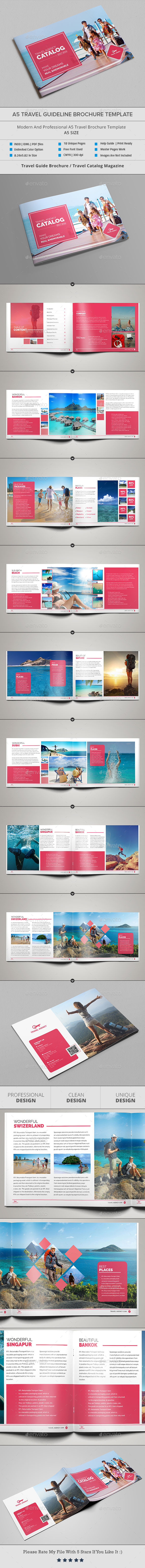 A5 Travel Guideline Brochure / Catalog - Catalogs Brochures