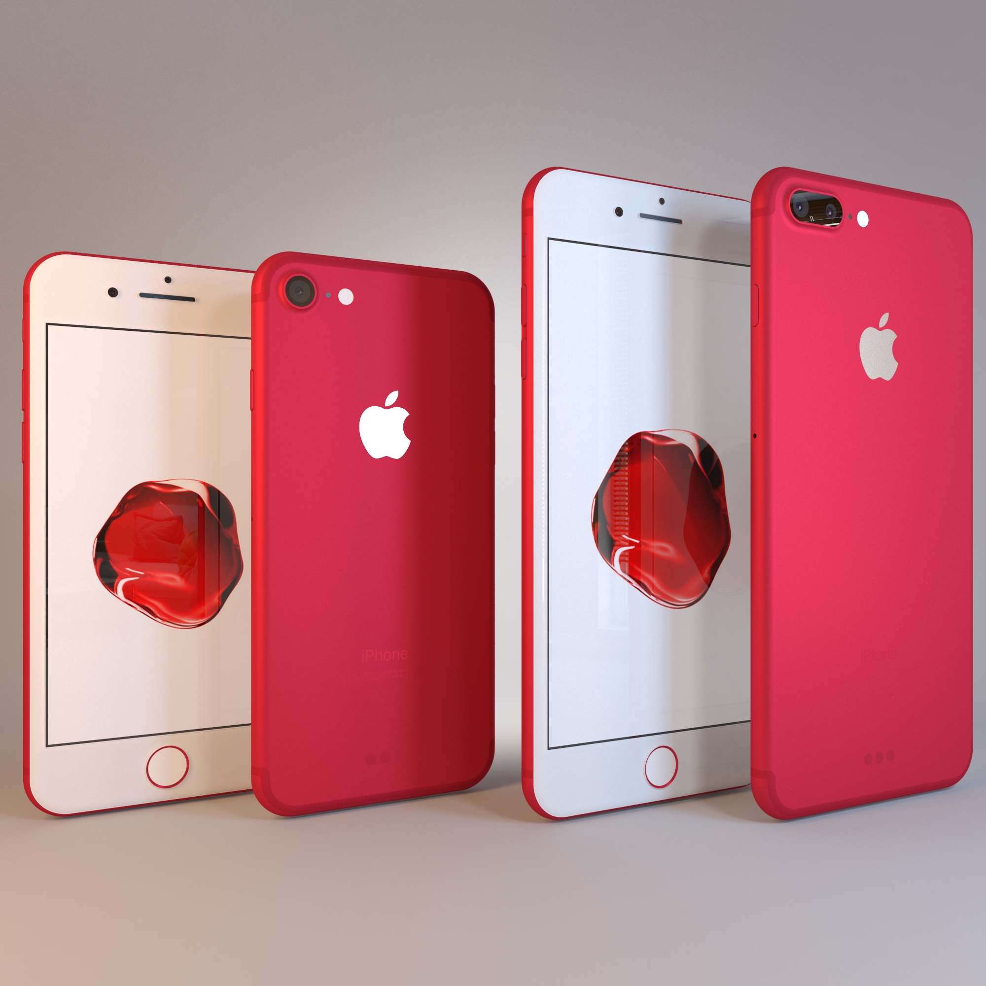Refurbished Apple Iphone 7 Plus 128gb Product Red Unlocked Lte Walmart Com