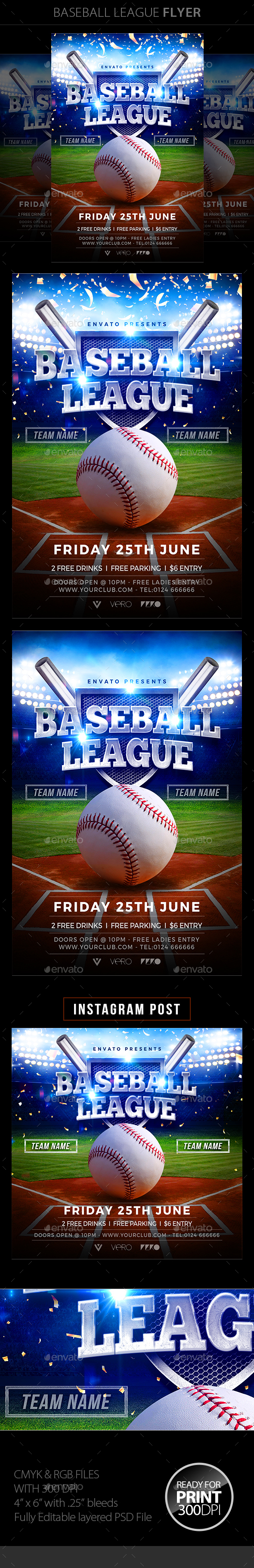 Baseball Flyer - Events Flyers