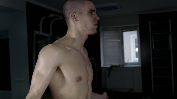 Athlete Jumping Rope