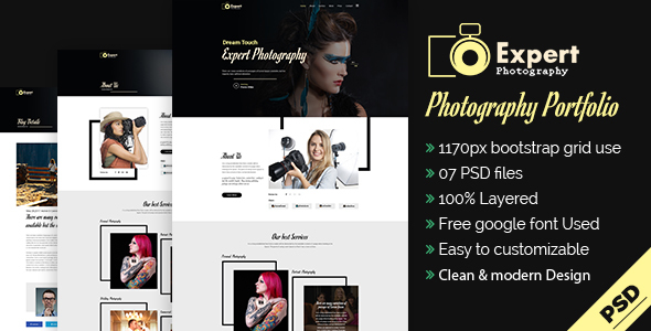 Expert Photography Portfolio - ThemeForest 20093588