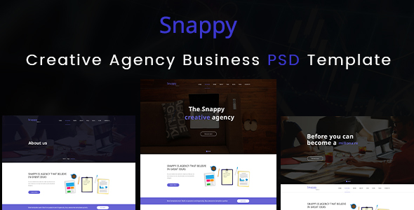 Creative Agency Business PSD Templates