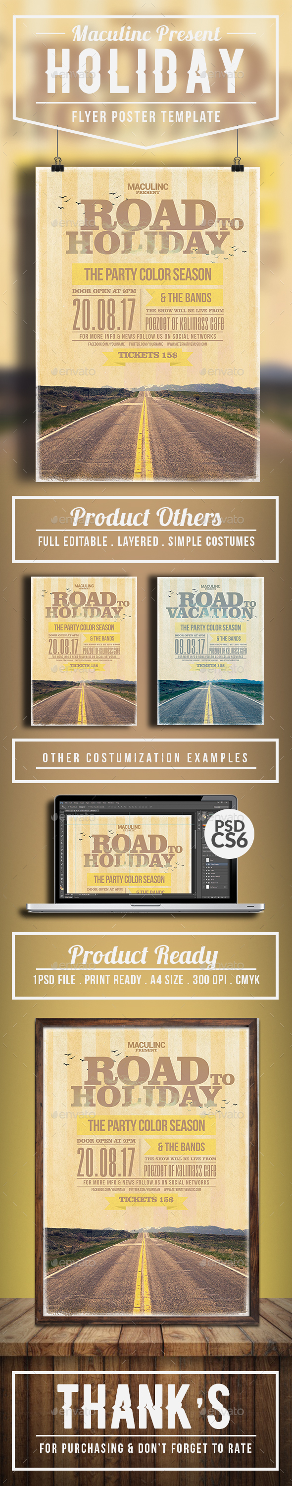Holiday Flyer/Poster - Clubs & Parties Events