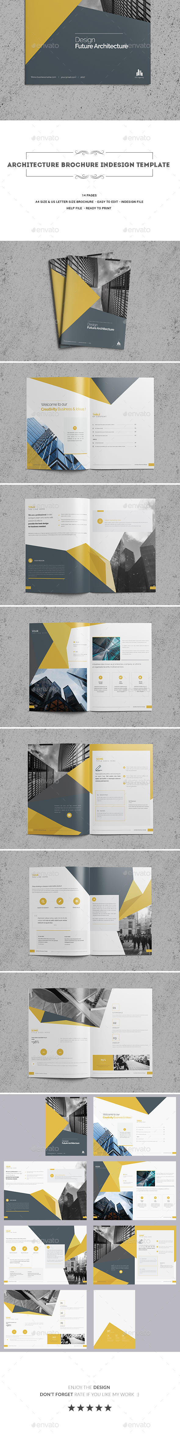 Architecture Brochure Indesign Template - Corporate Brochures