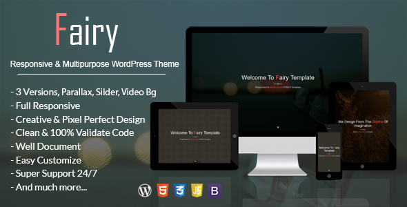 Fairy - Responsive & Multipurpose WordPress Theme - Creative WordPress