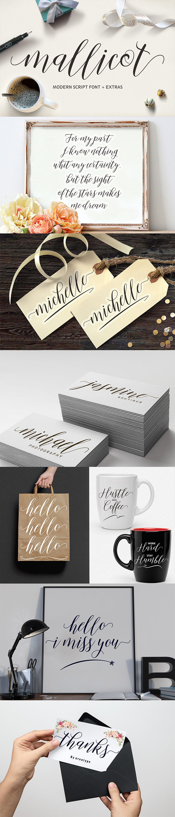 Mallicot Script - Script Fonts
