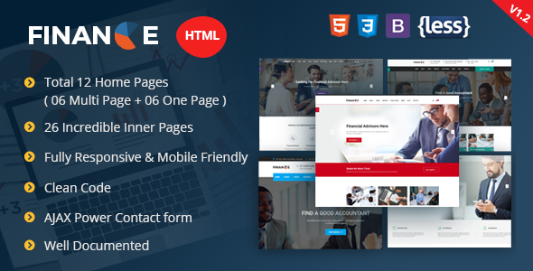 Finance - Corporate and Business HTML Template
