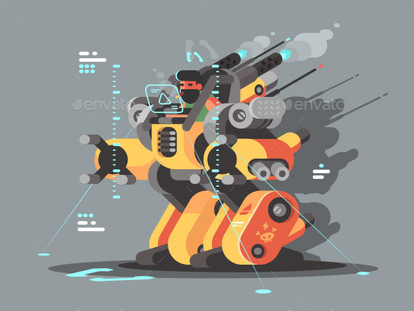 Exoskeleton Innovative Robot - Miscellaneous Characters