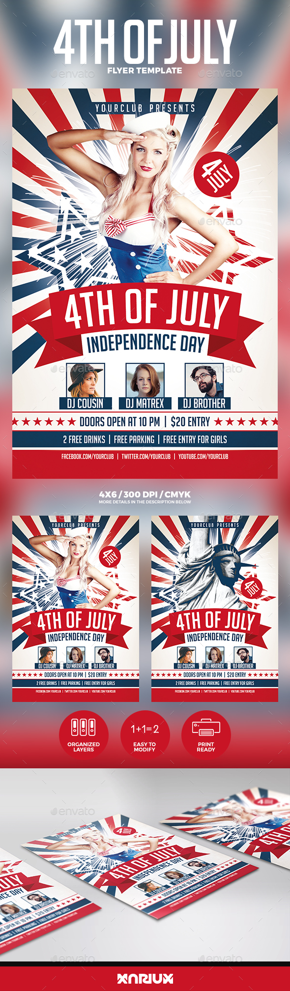 4th of July Flyer - Print Templates
