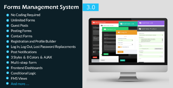 Forms Management System-WordPress Frontend Plugin - CodeCanyon Item for Sale