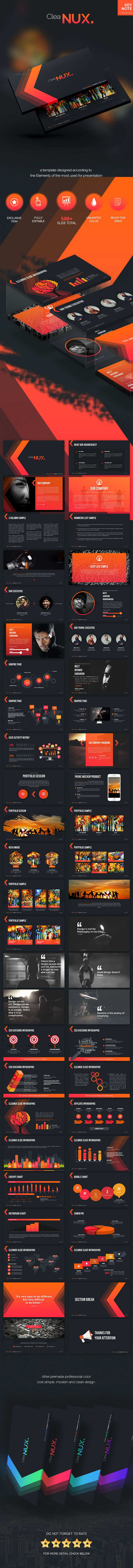 Cleanux - Keynote Presentation Template - Creative Keynote Templates
