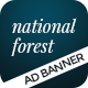 National Forest Travel HTML 5 Google Banner