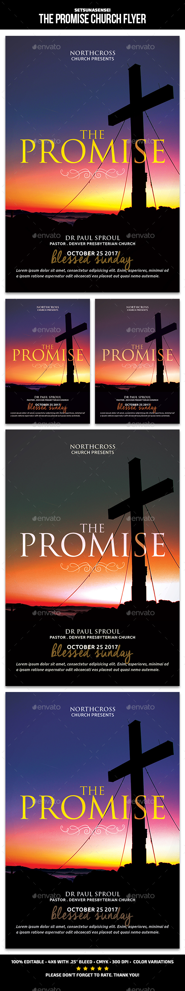 The Promise Church Flyer - Church Flyers