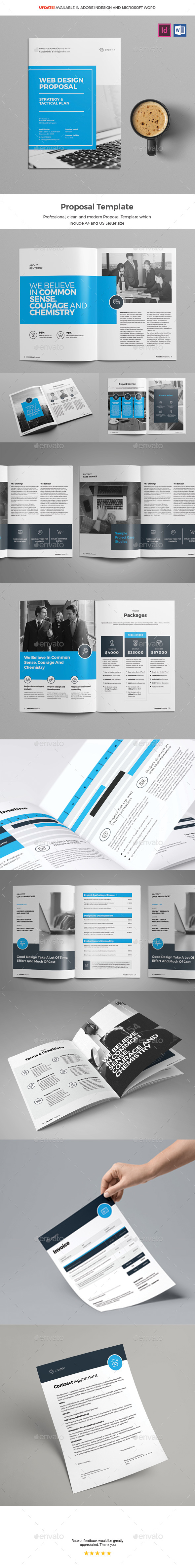 Web Design Proposal - Proposals & Invoices Stationery