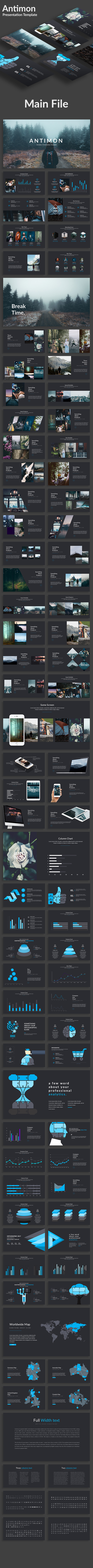 Antimon Creative Powerpoint Template - Creative PowerPoint Templates