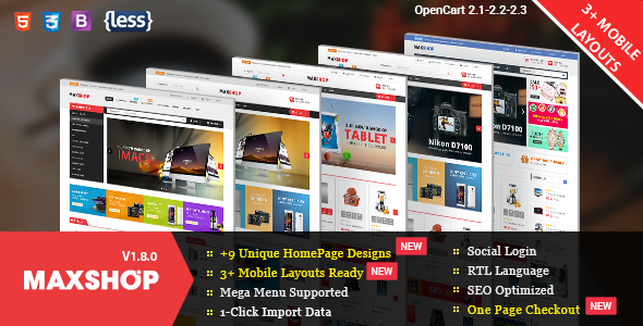 fShop - Advanced Multipurpose Responsive OpenCart 3 Theme - 4