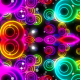 Abstract Neon Circles Kaleido - VideoHive Item for Sale