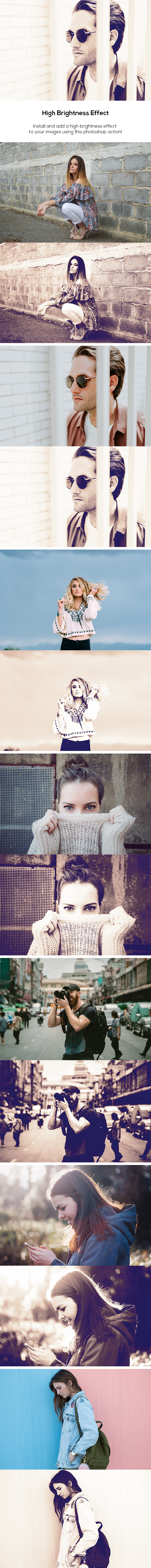 High Brightness Effect - Photo Effects Actions