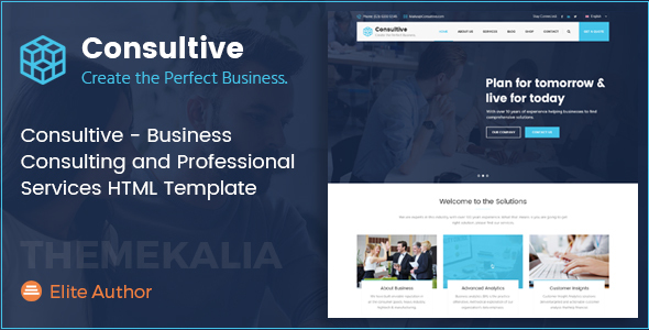 Consultive - Business Consulting and Professional Services HTML Template