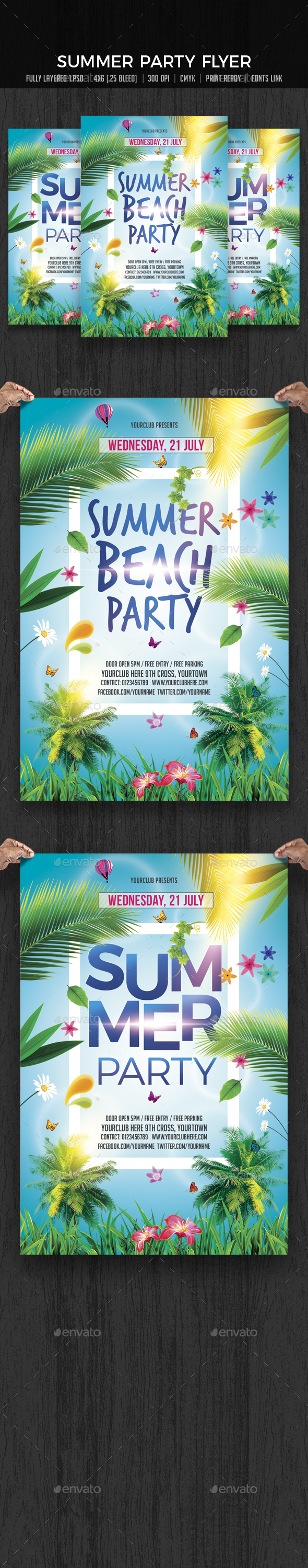 Summer Party / Summer Beach Party - Clubs & Parties Events