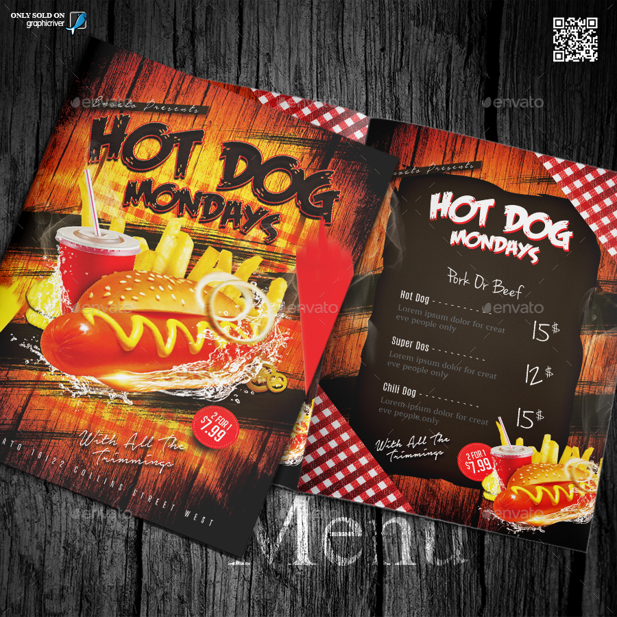 Hot Dog Flyer Template With Hot Dog Flyer Template