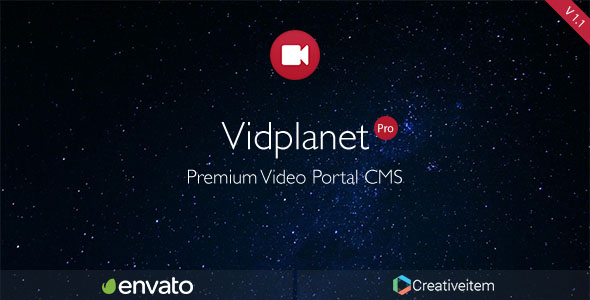 Vidplanet Video Cms Pro Version - CodeCanyon Item for Sale