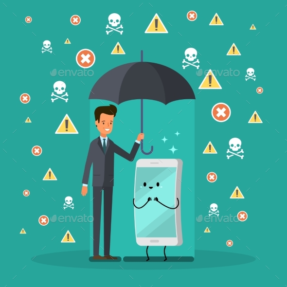 Concept of Security of Computer Data. - Technology Conceptual