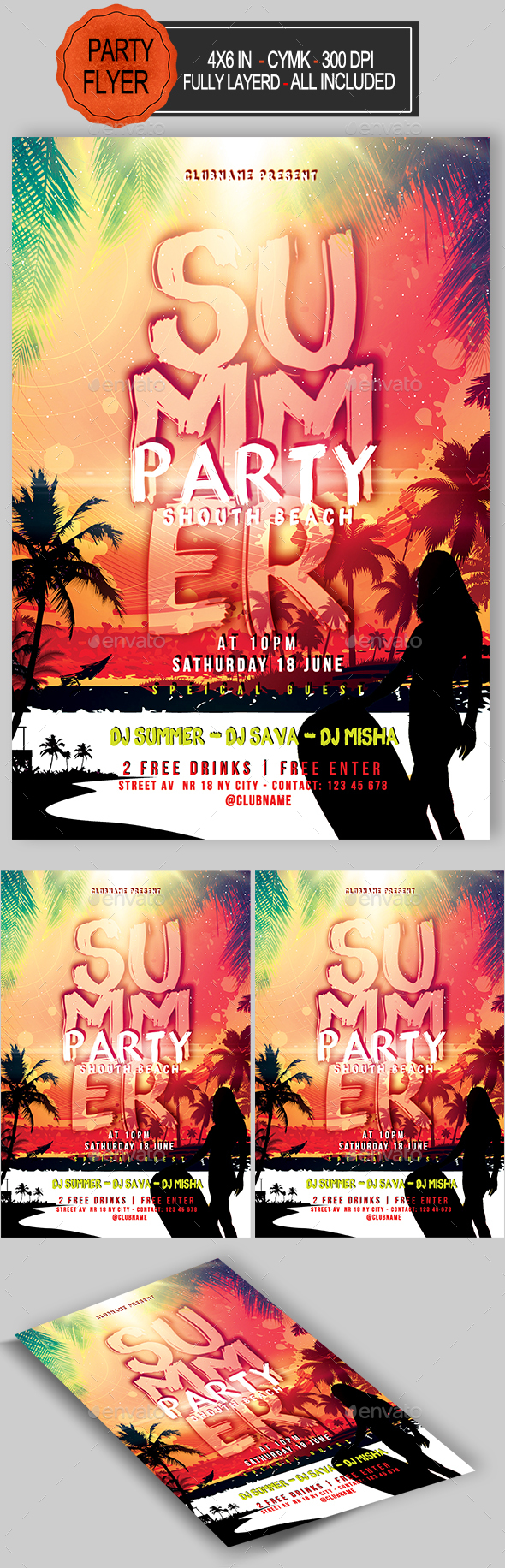 Summer Party Flyer