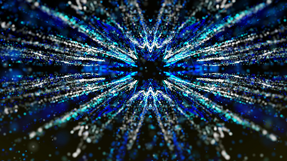Blue Particles Background alt