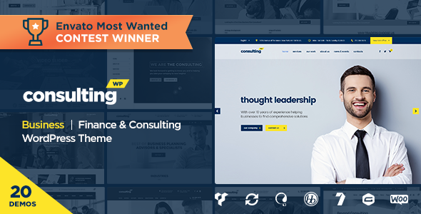 Consulting - Business, Finance WordPress Theme - Business Corporate