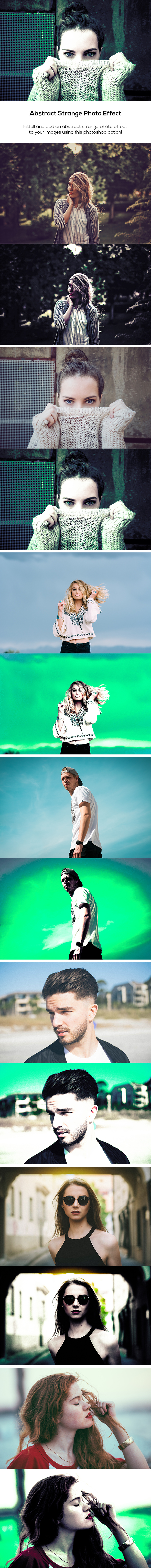 Abstract Strange Photo Effect - Photo Effects Actions