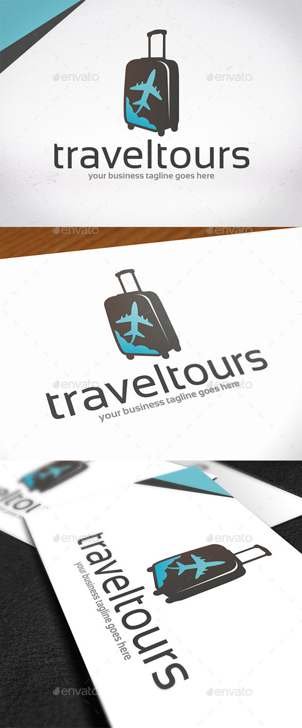 Plane Travel Tours Logo - Symbols Logo Templates